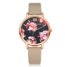 High Quality Fashion Leather Strap Rose Gold Women Watch Casual Love Heart Quartz Wrist Watch Women Dress Ladies Luxury Watches