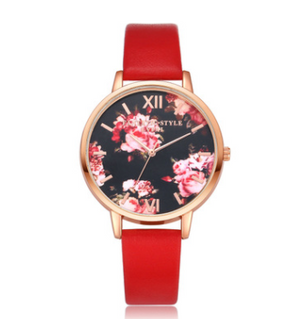 High Quality Fashion Leather Strap Rose Gold Women Watch Casual Love Heart Quartz Wrist Watch Women Dress Ladies Luxury Watches