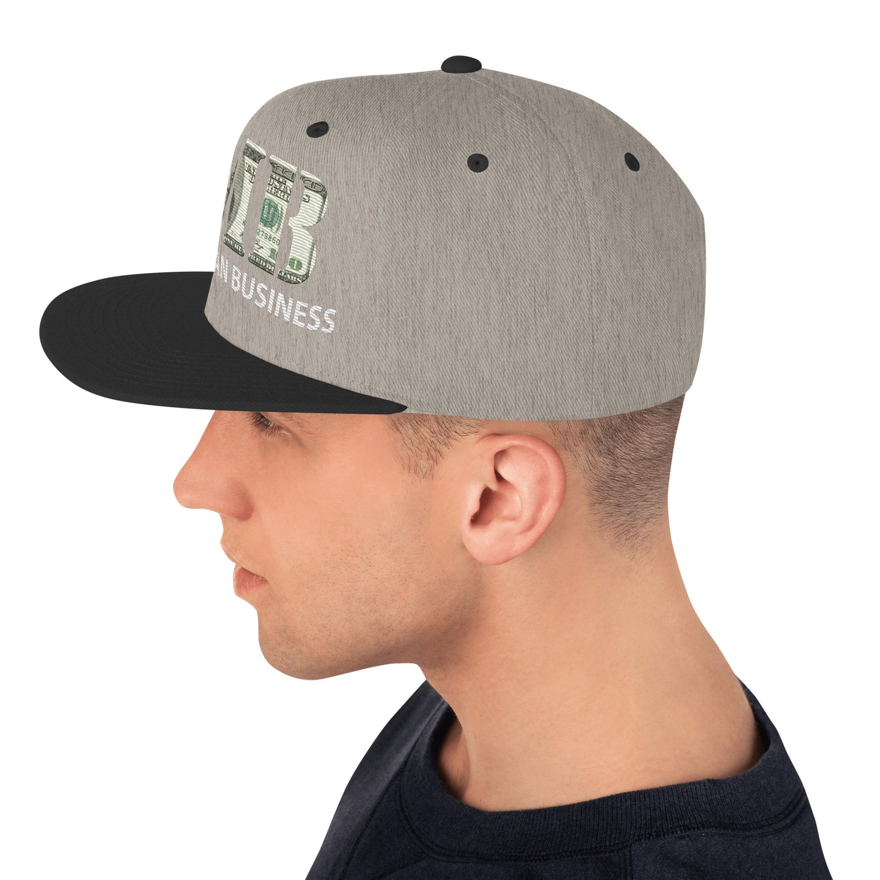 Snapback buckram Hat