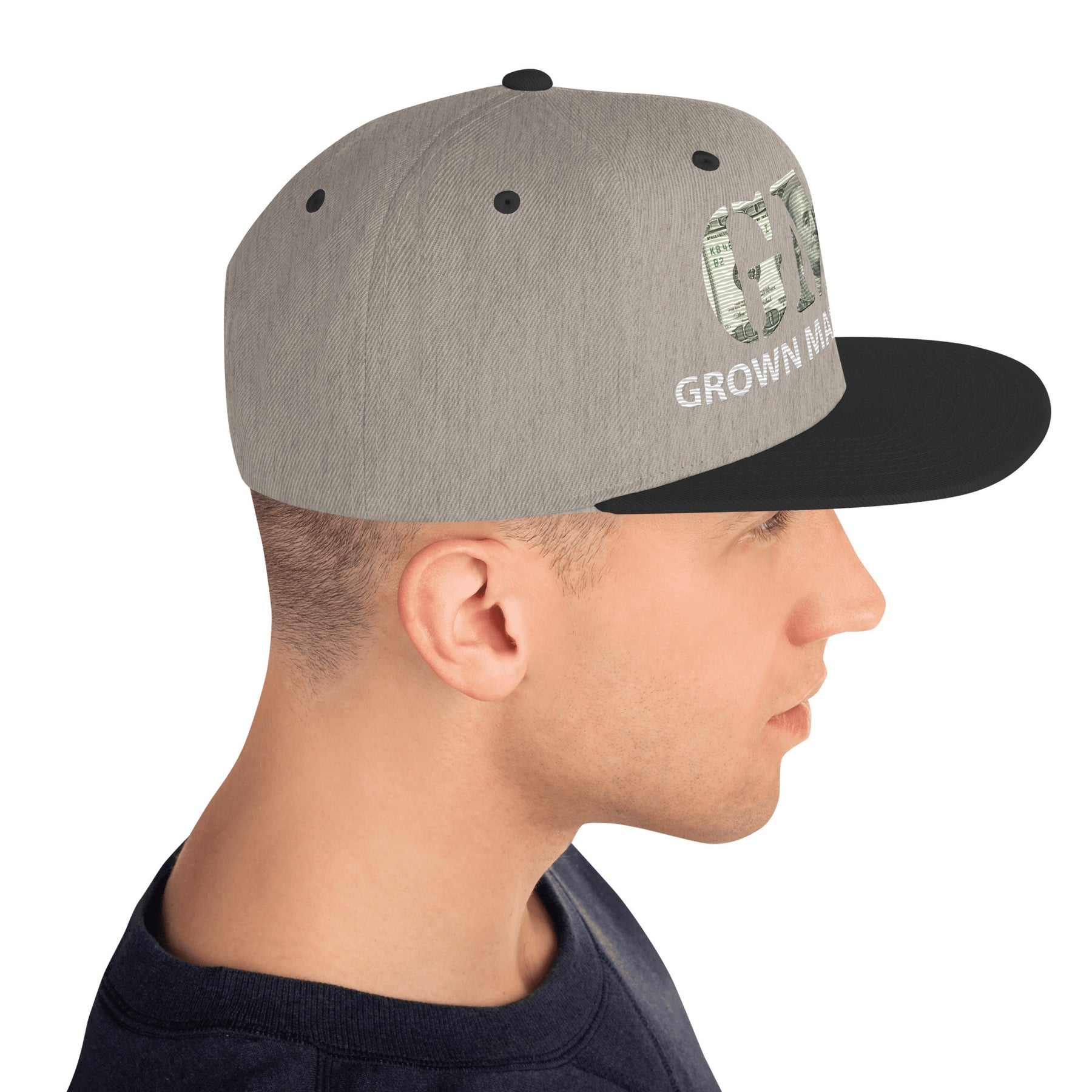 Snapback buckram Hat