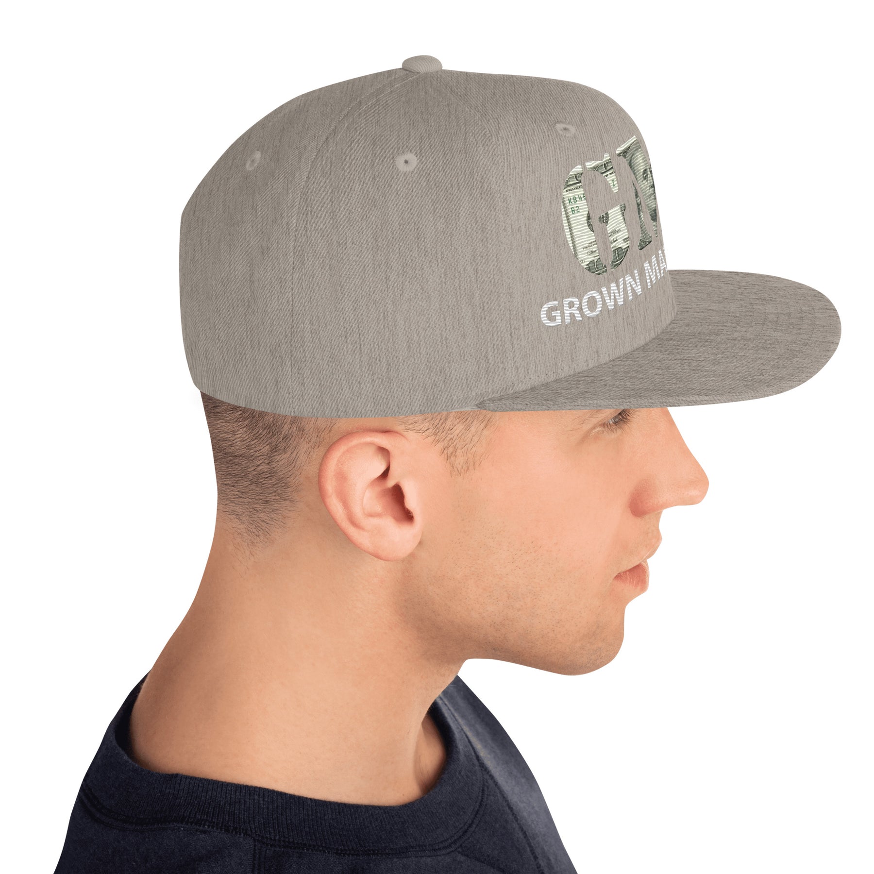 Snapback buckram Hat