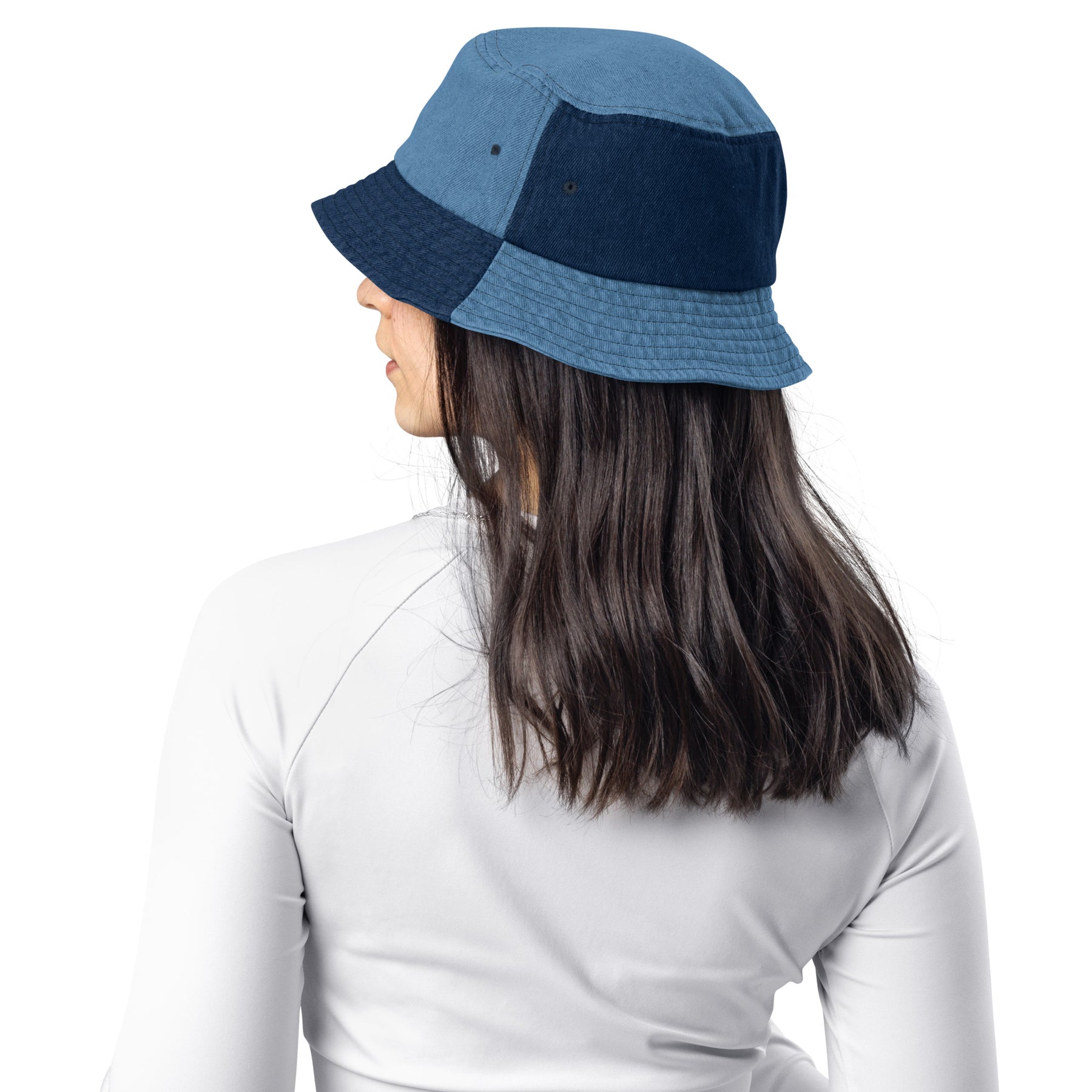 Denim bucket hat