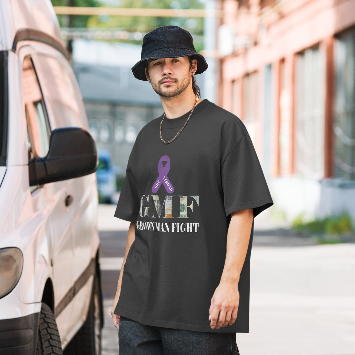 Oversized faded GMF T-Shirt