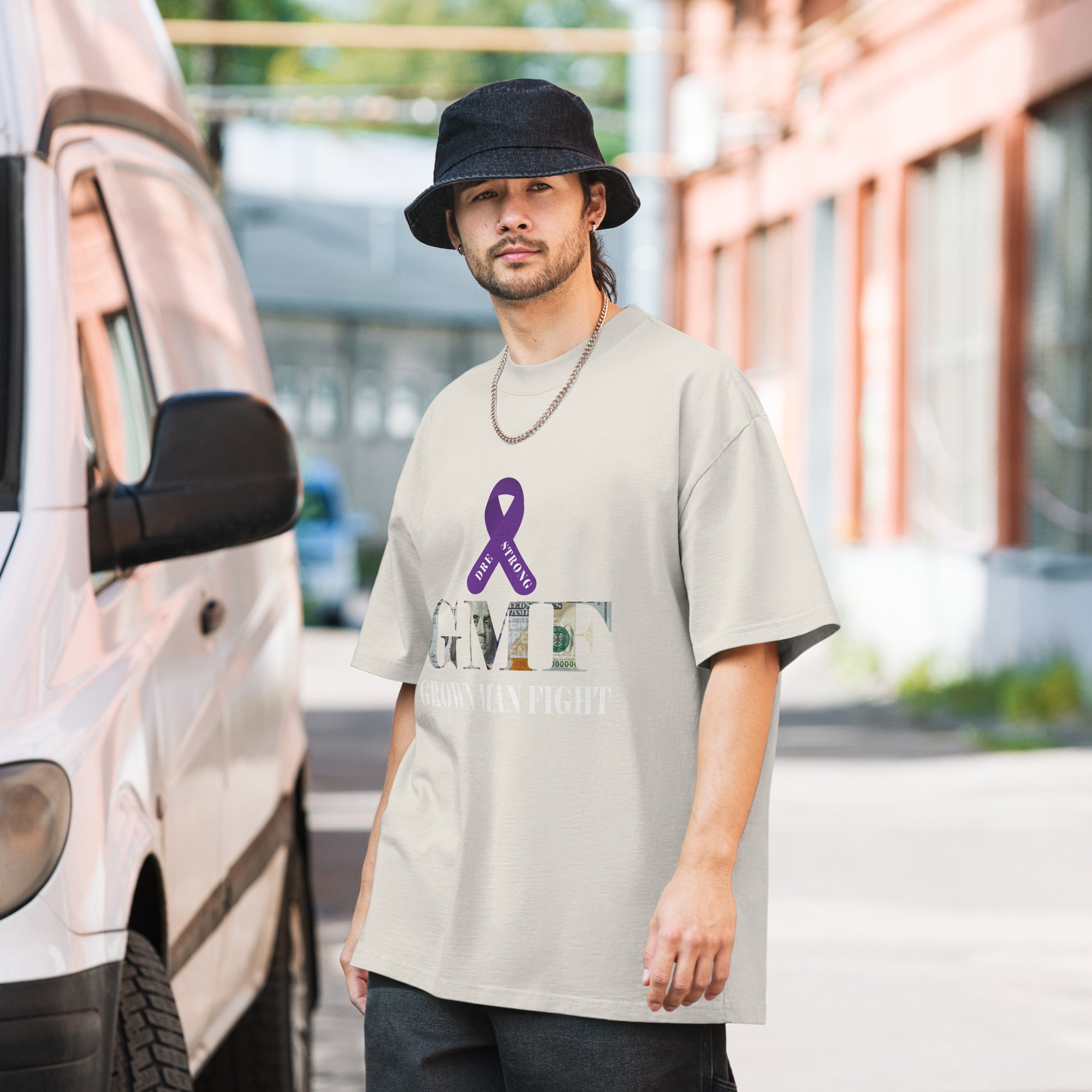 Oversized faded GMF T-Shirt