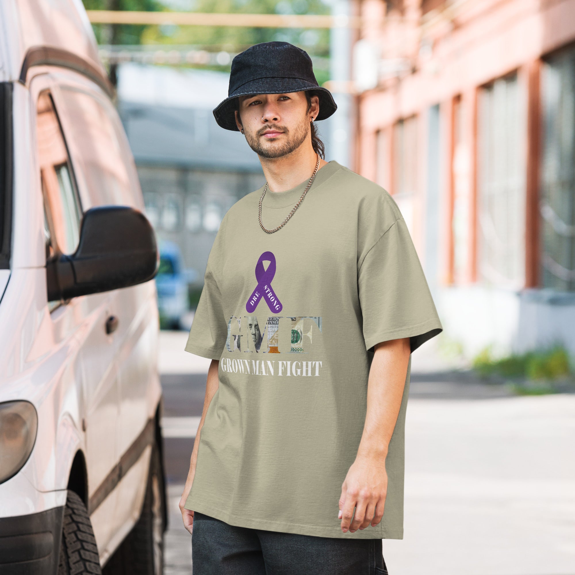 Oversized faded GMF T-Shirt
