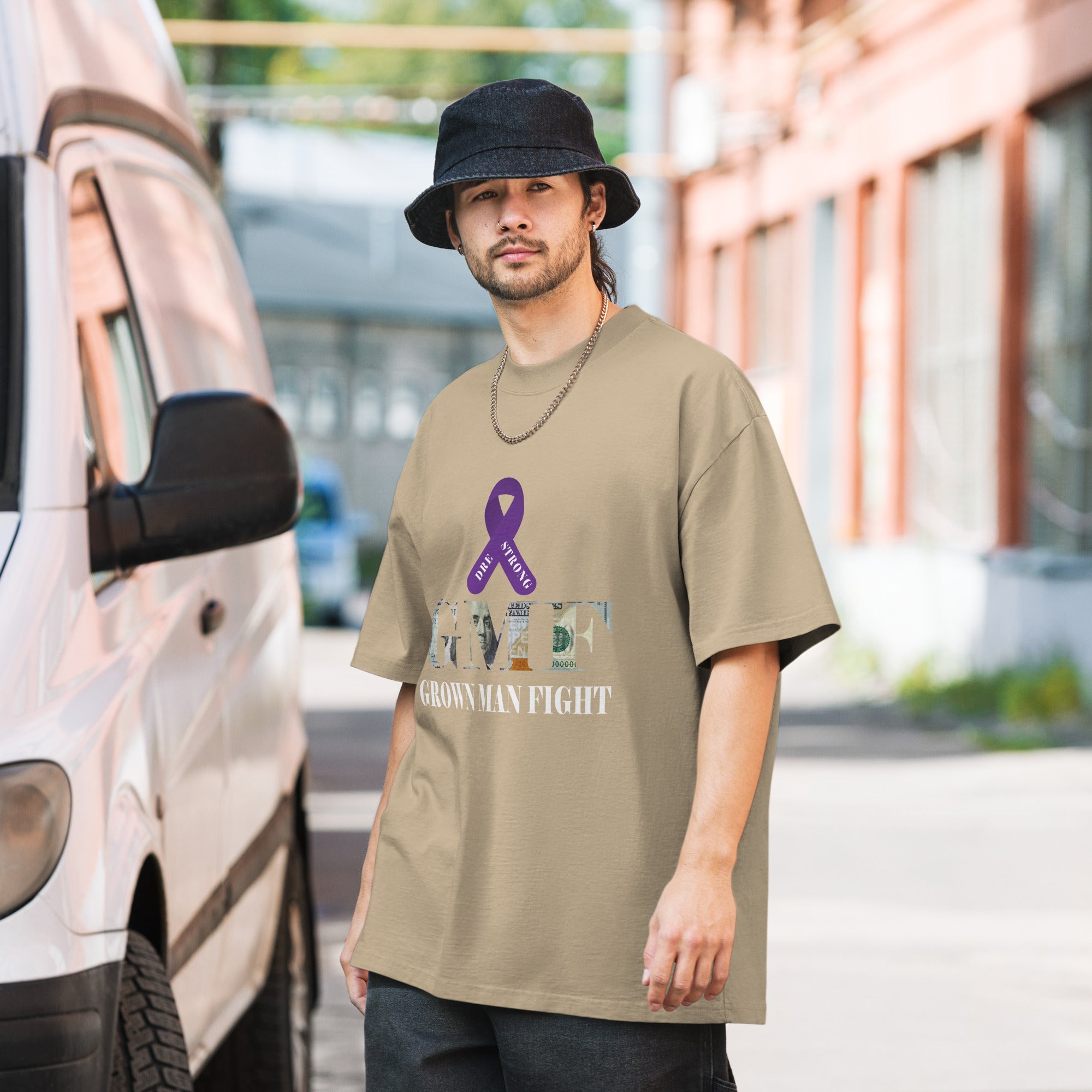 Oversized faded GMF T-Shirt