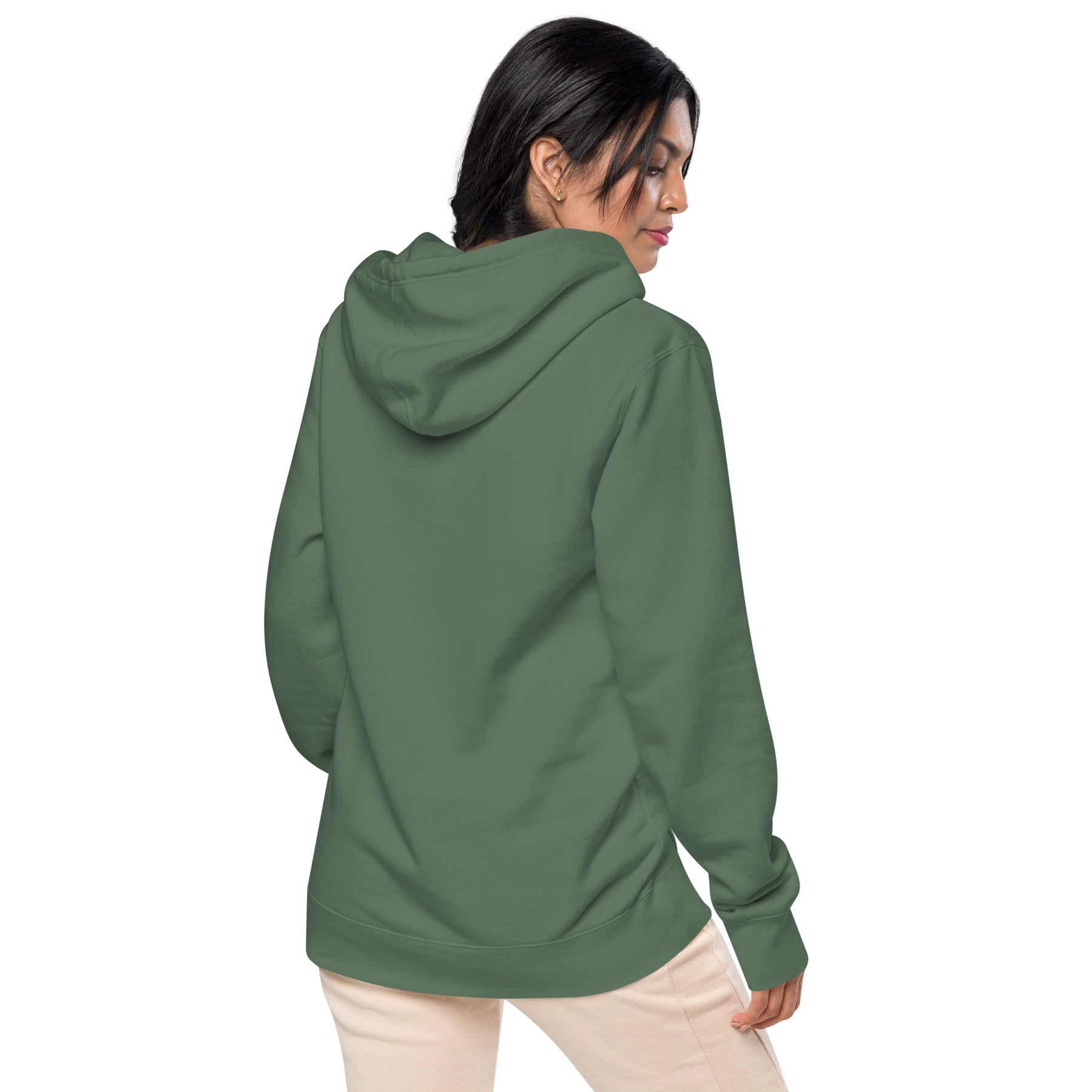 Women's pigment-dyed hoodie