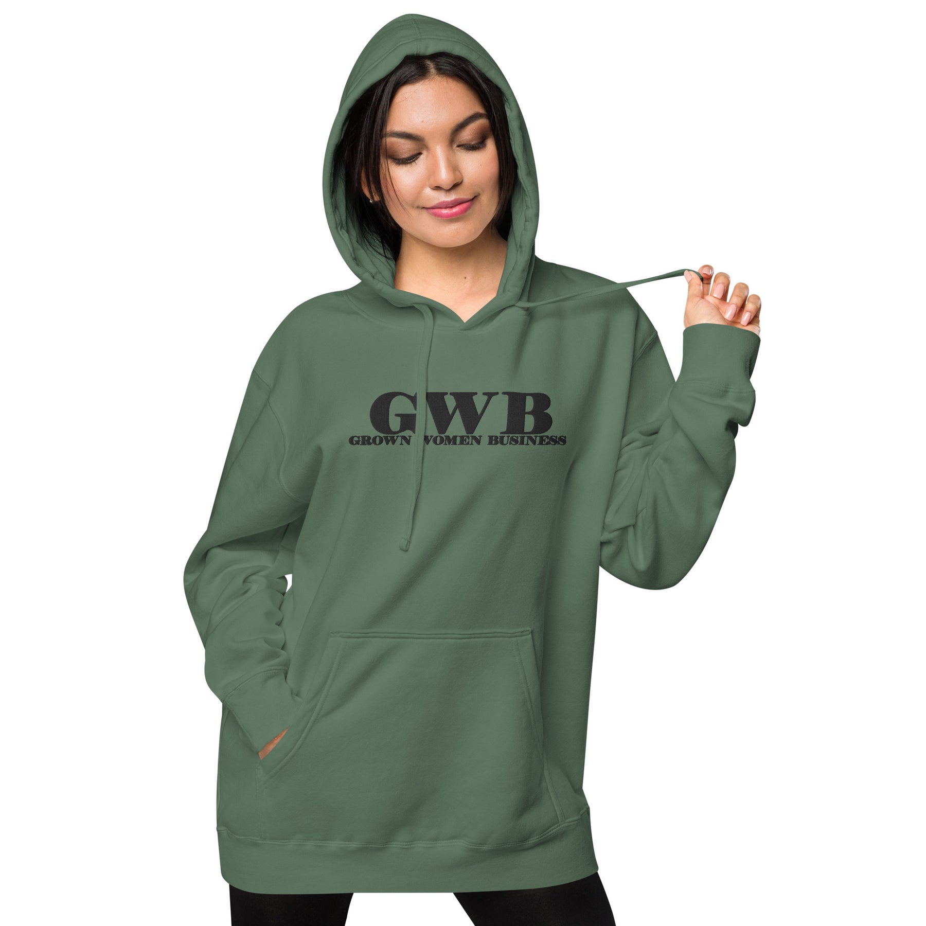 Women's pigment-dyed hoodie