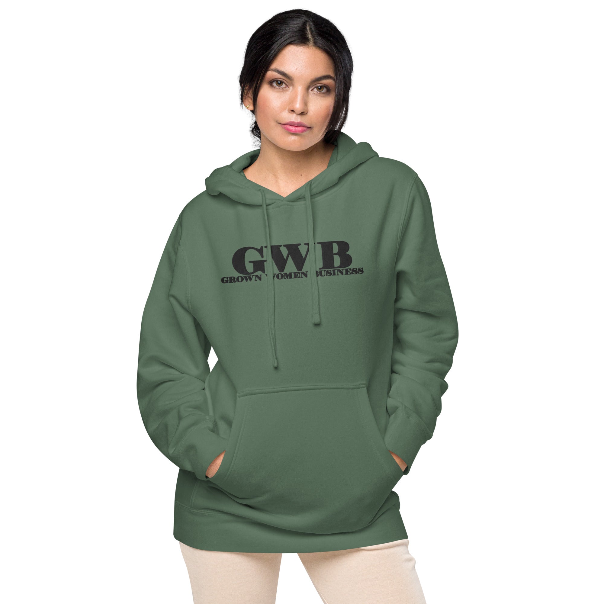 Women's pigment-dyed hoodie