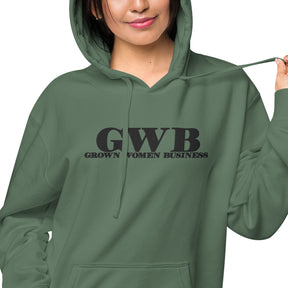 Women's pigment-dyed hoodie