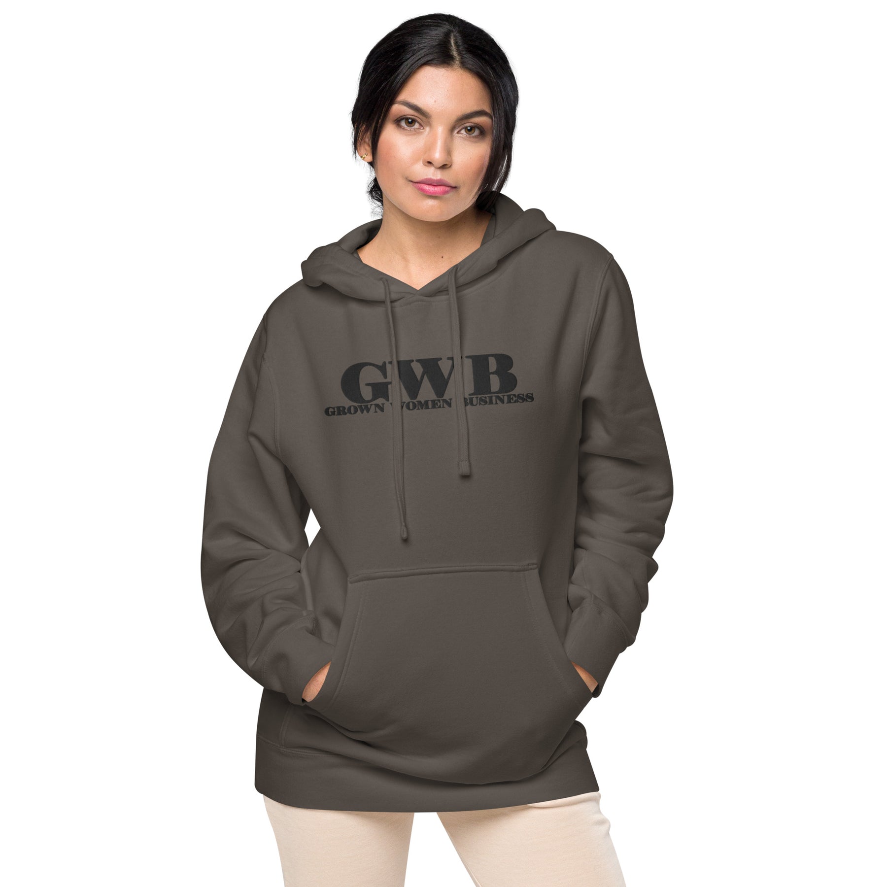 Women's pigment-dyed hoodie