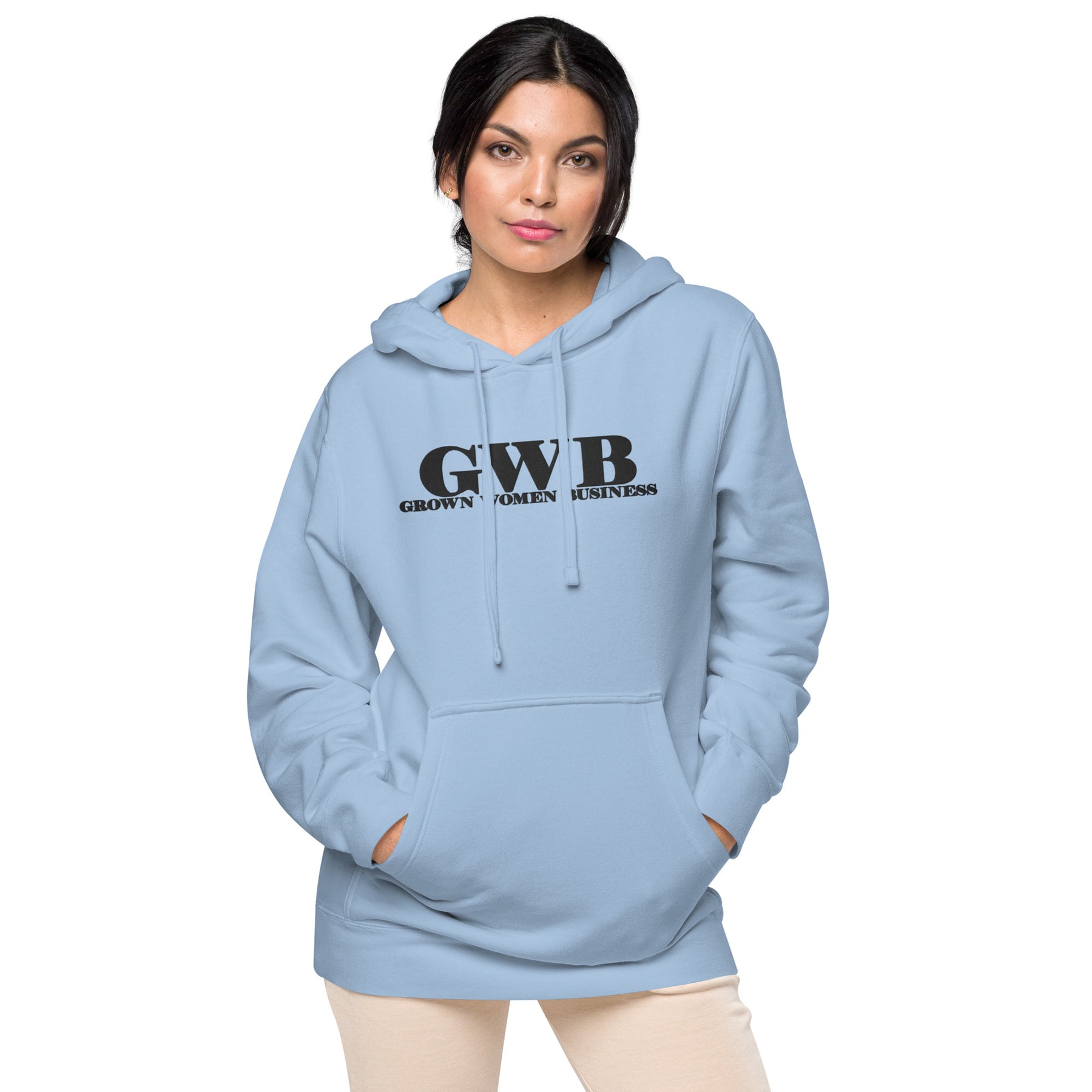 Women's pigment-dyed hoodie