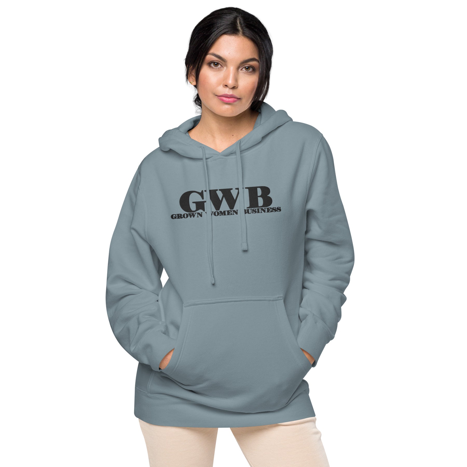 Women's pigment-dyed hoodie