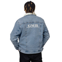 Men's denim sherpa jacket