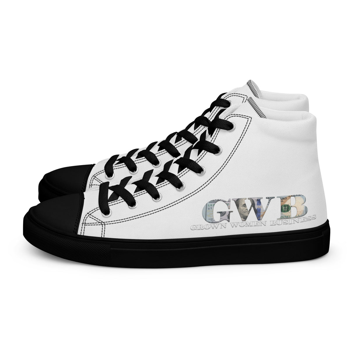 Women’s high top canvas shoes