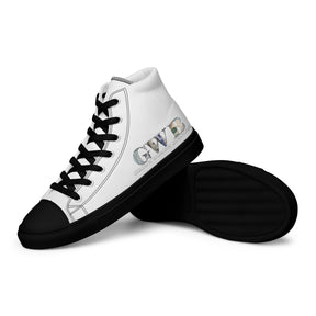 Women’s high top canvas shoes