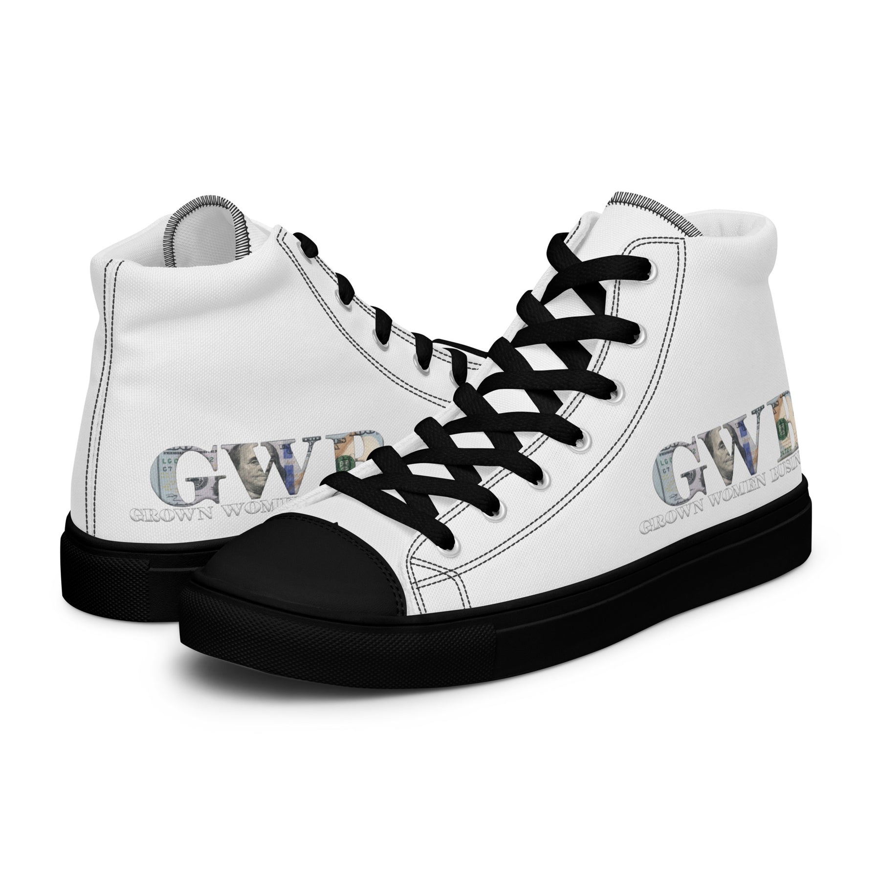 Women’s high top canvas shoes