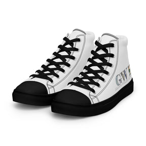 Women’s high top canvas shoes