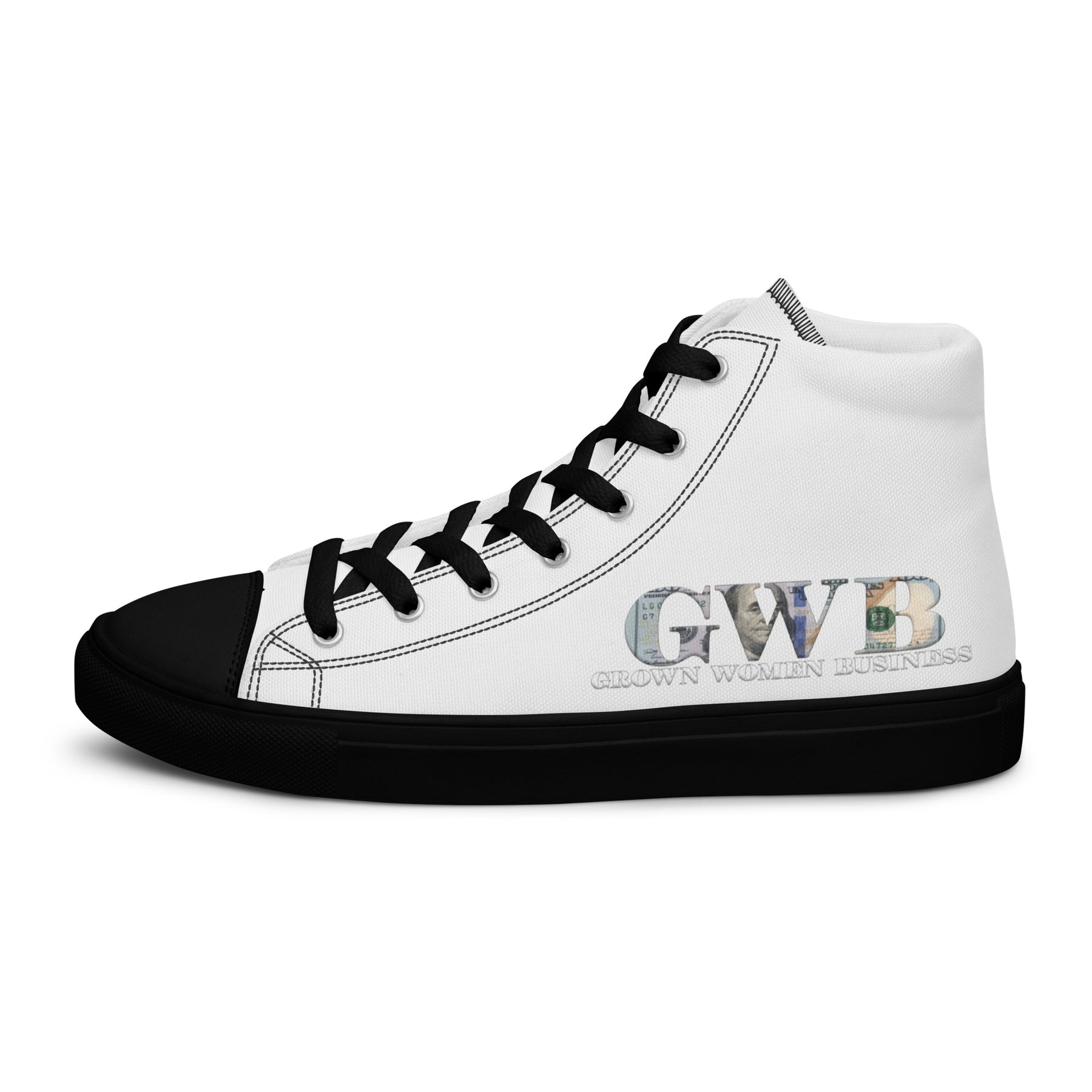 Women’s high top canvas shoes