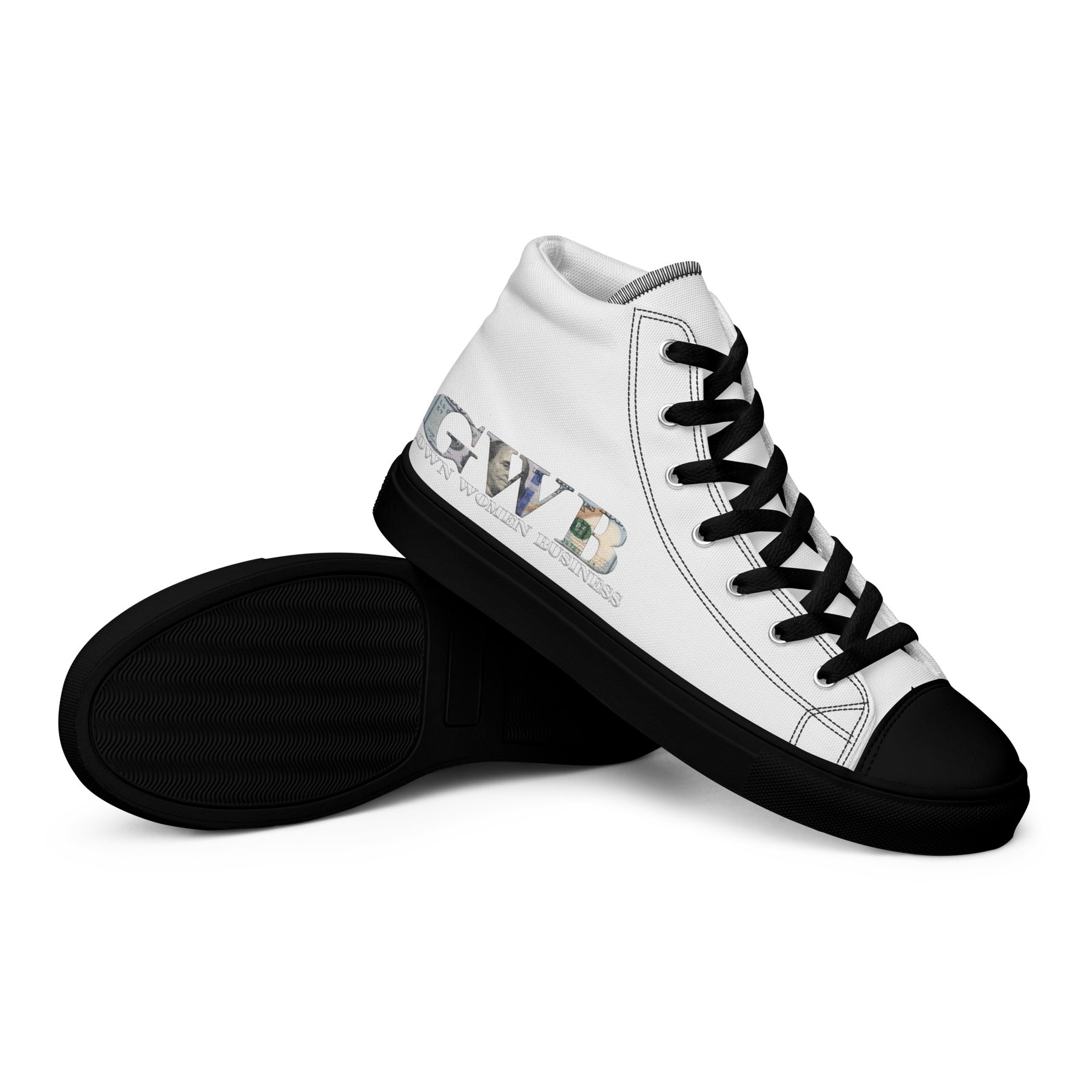 Women’s high top canvas shoes