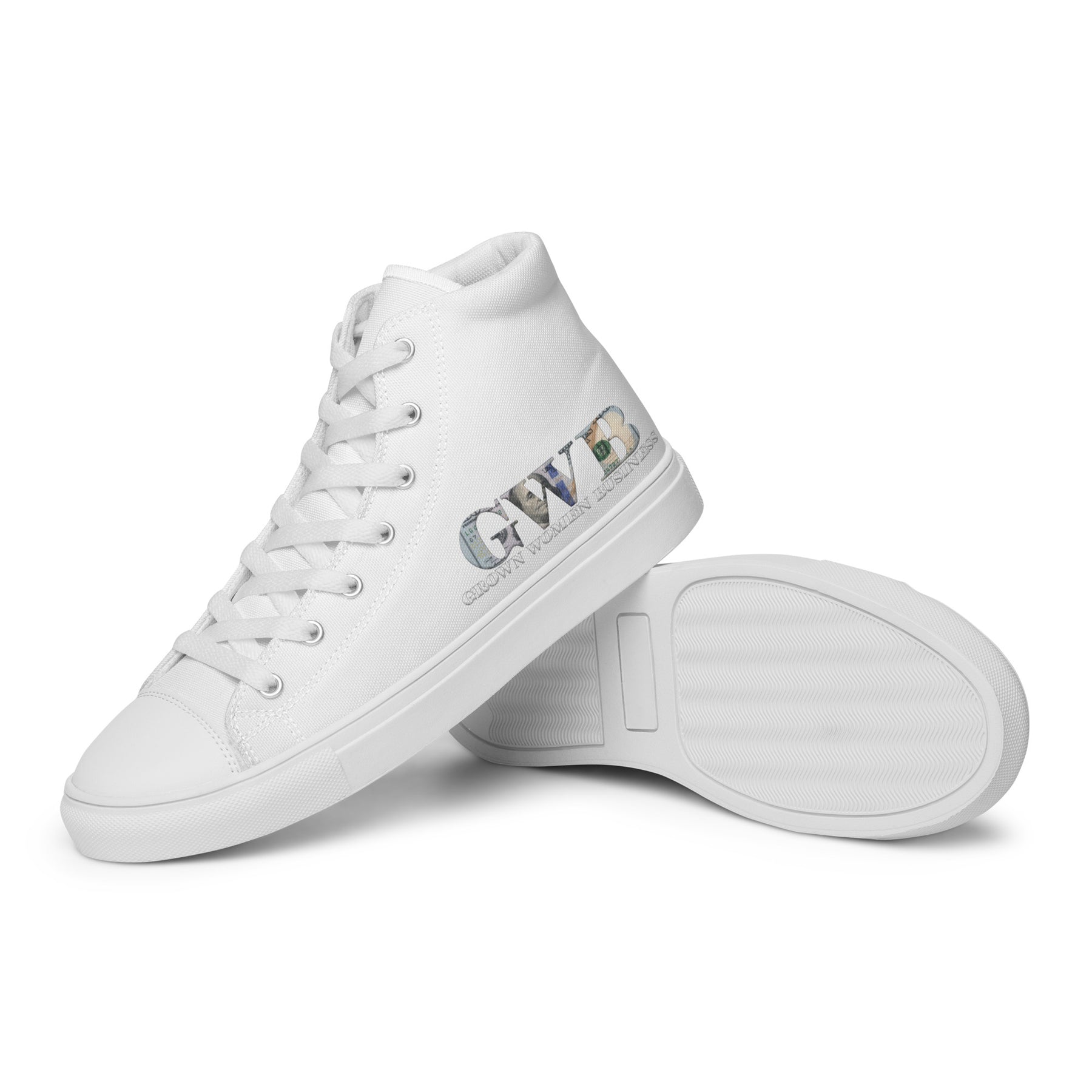 Women’s high top canvas shoes