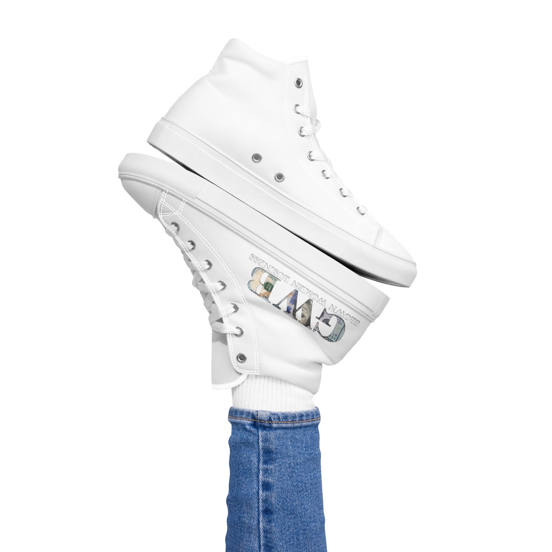 Women’s high top canvas shoes