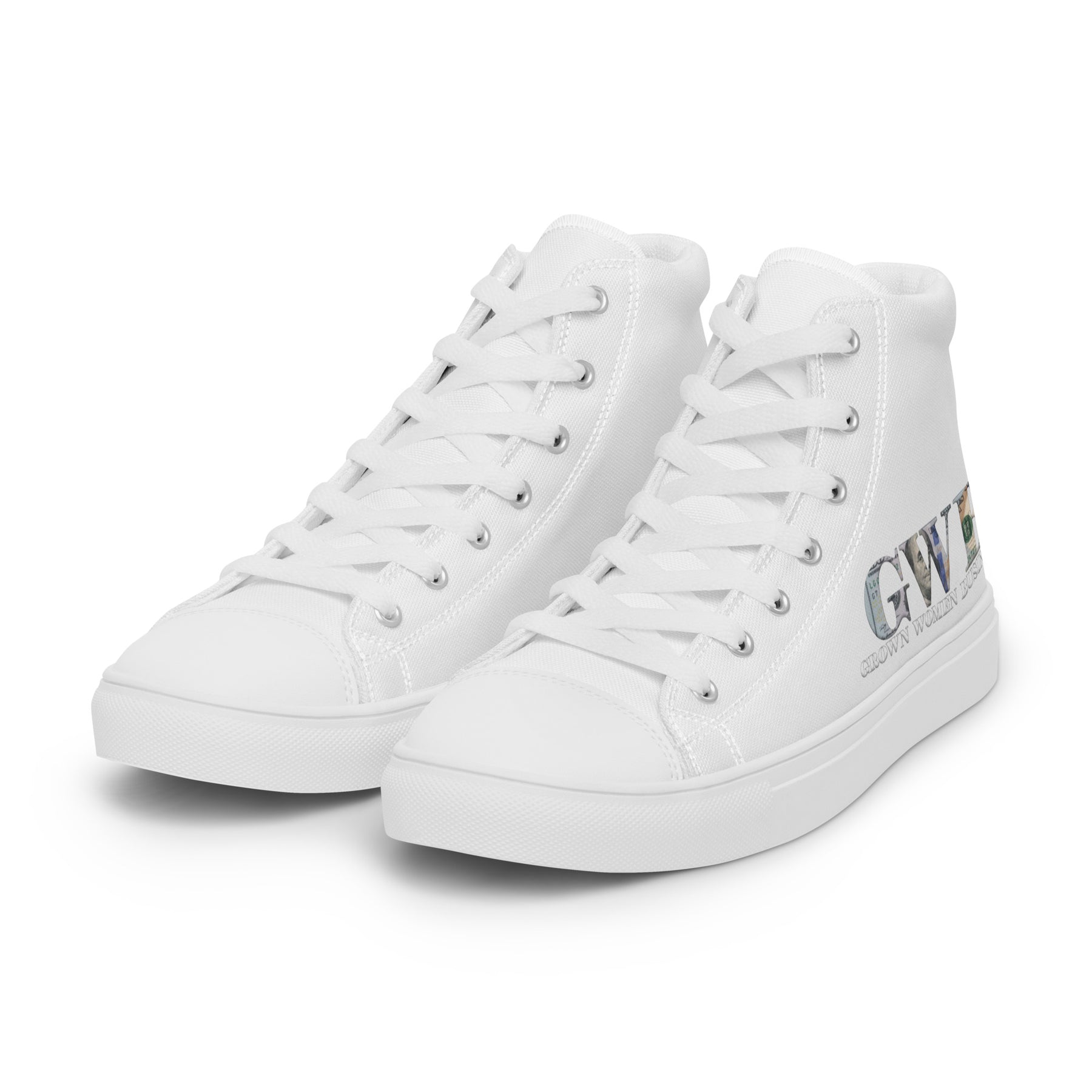 Women’s high top canvas shoes