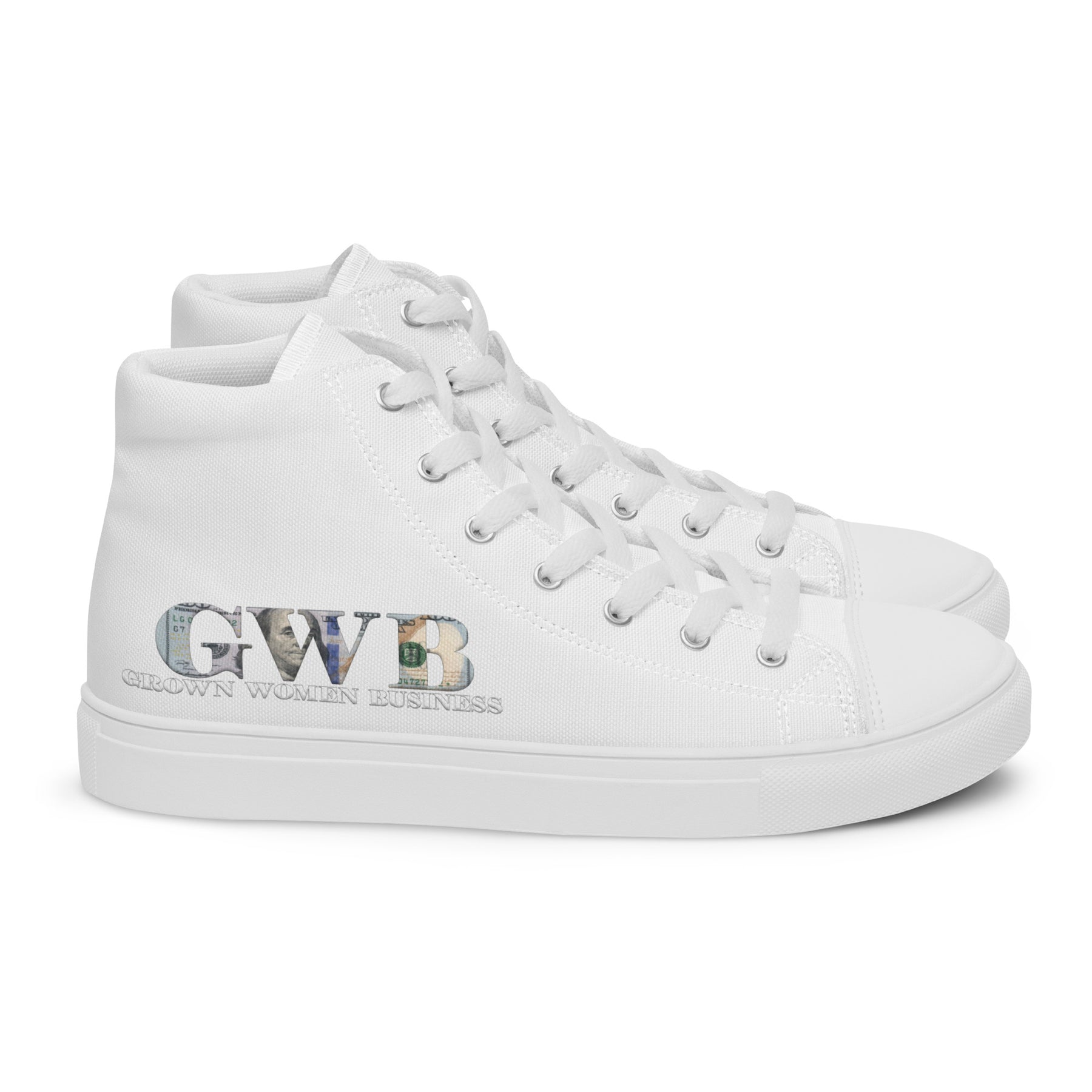 Women’s high top canvas shoes