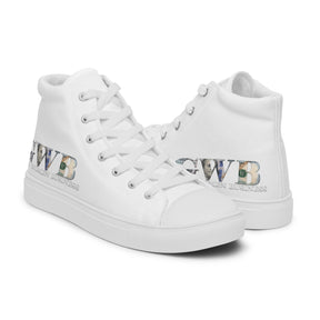 Women’s high top canvas shoes