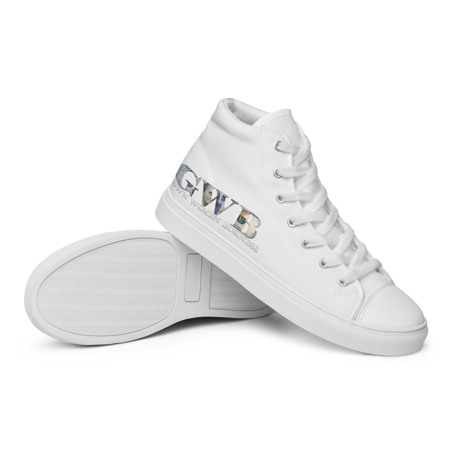 Women’s high top canvas shoes