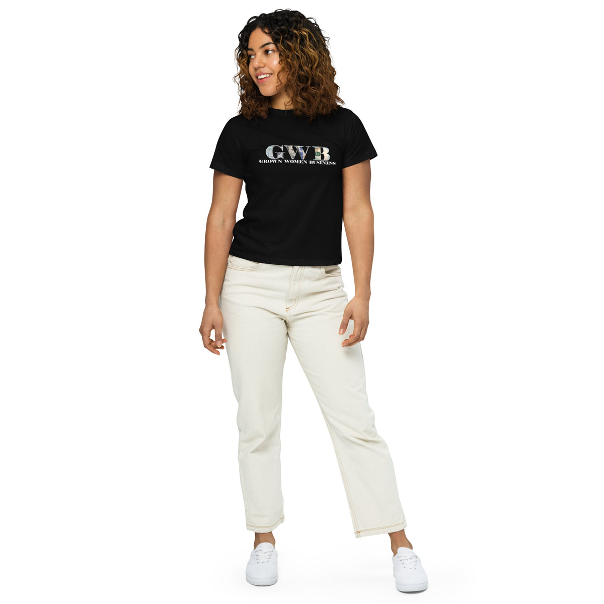 Women’s high-waisted t-shirt